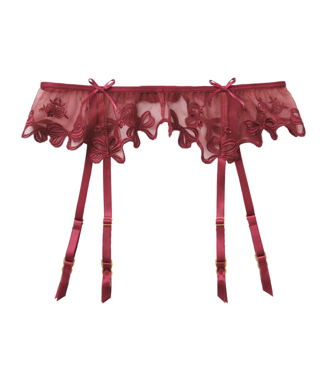 リボンモチーフガーターベルト