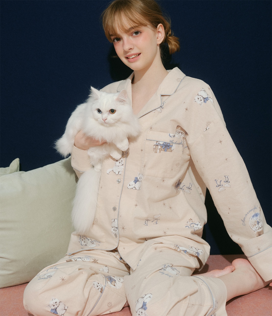 ぬい服 ルームウェア(M キャットオフホワイト): PEACH JOHN | ピーチ