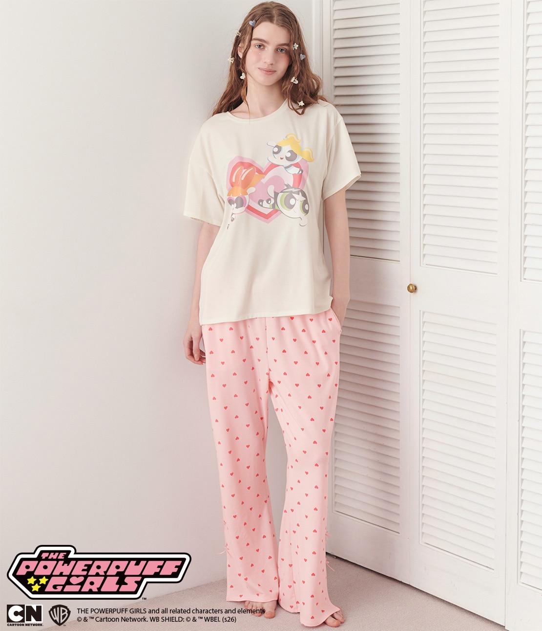 パワーパフ　ガールズ　プリントパジャマ