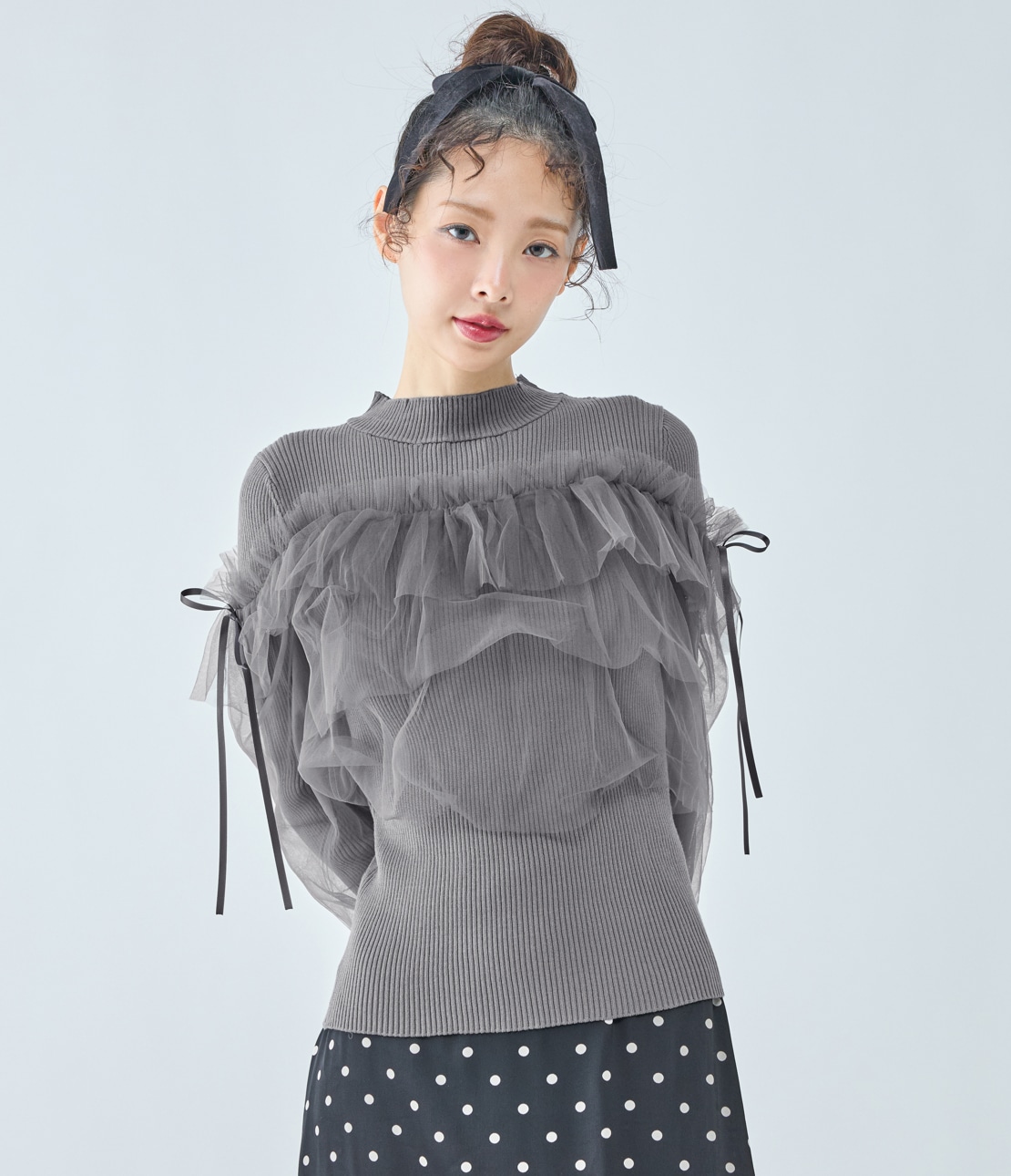 チュールコンビニット(ワンサイズ ブラック): PEACH JOHN | ピーチ