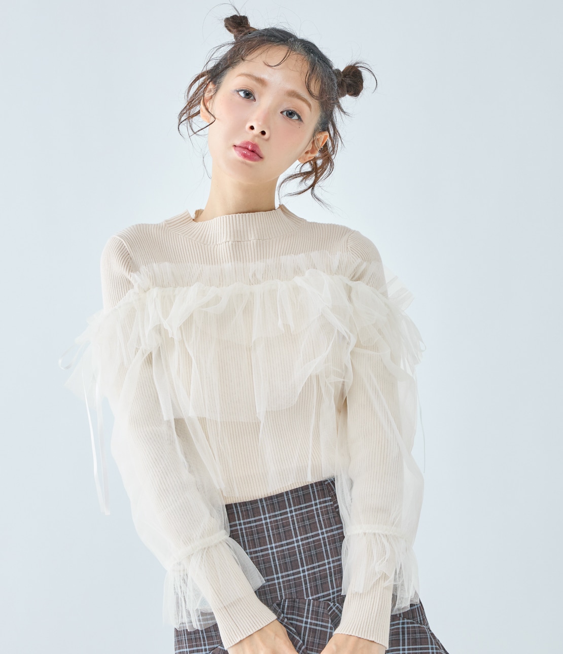 チュールコンビニット(ワンサイズ ブラック): PEACH JOHN | ピーチ