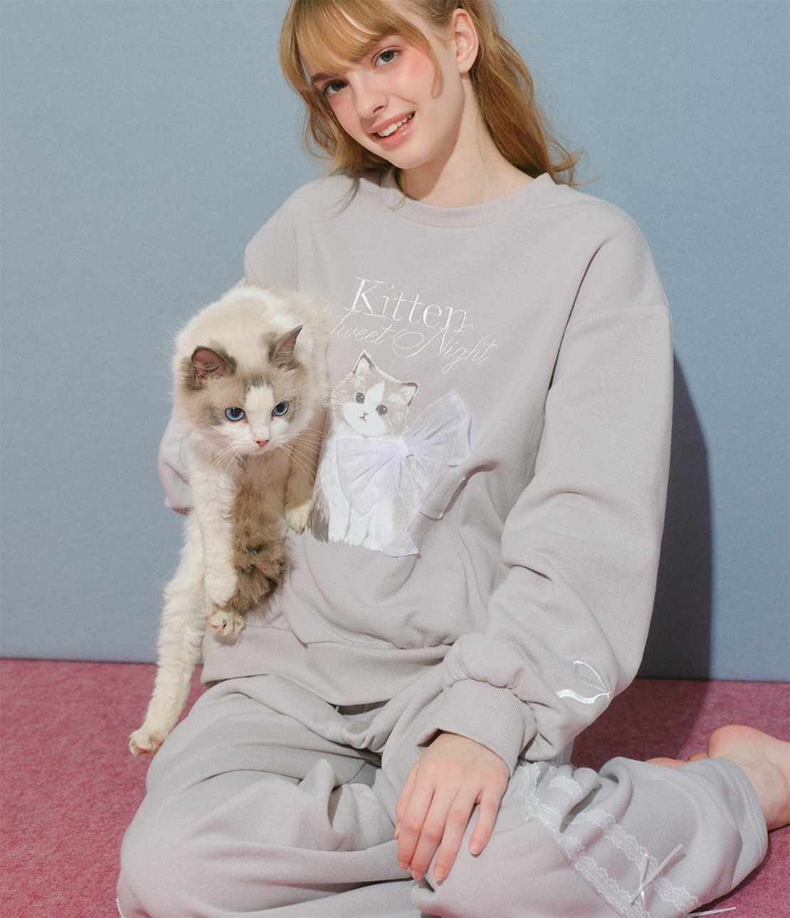 ぬい服 ルームウェア(M キャットオフホワイト): PEACH JOHN | ピーチ